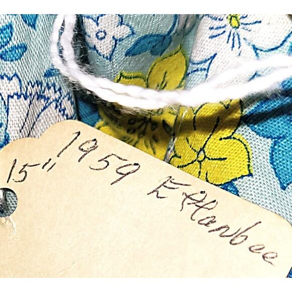 15" Vintage 1959 Cutest Cuddly Effanbee Blonde Hair- Blue Sleep Eyes Baby Doll - Picture 12 of 12